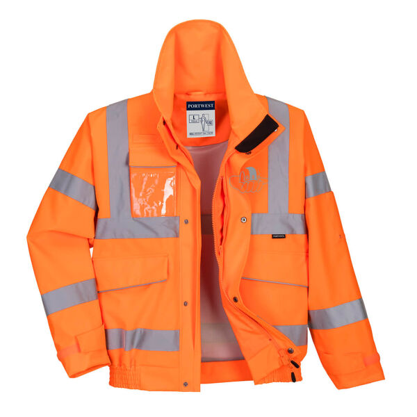 Hi-Vis Extreme Rain Bomber Jacket  Thumbnail