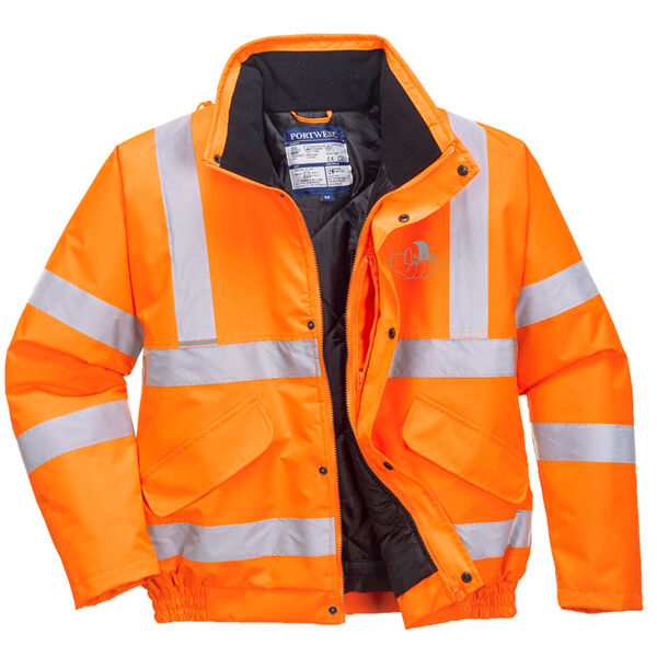 Hi-Vis Winter Bomber Jacket  Thumbnail